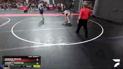 240 lbs Cons. Round 4 - Garrett Dagestad, St. Croix Falls vs Jackson Krause, Bonduel Bears