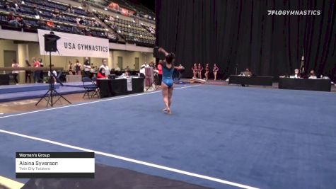 Alaina Syverson - Women's Group, Twin City Twisters - 2021 Women's Xcel Region 4 Championships