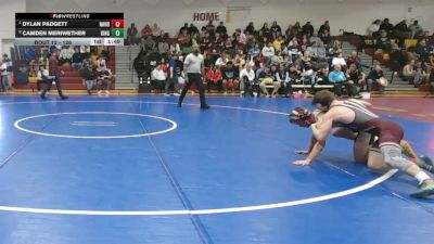 126 lbs Quarterfinal - Dylan Padgett, Nandua vs Camden Meriwether, King William
