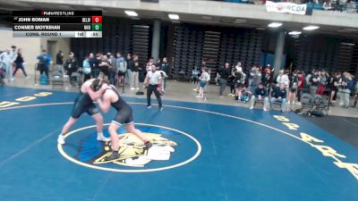 215 lbs Cons. Round 1 - John Boman, Highlnd Park vs Conner Moynihan, Niles Notre Dame