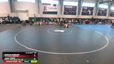 106 lbs Champ. Round 1 - Joshua Morgan, Texas Select Wrestling vs Javin Lewis, Randall Youth Wrestling Club