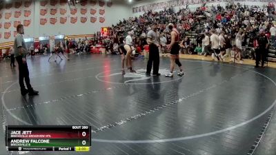 138 lbs Champ. Round 3 - Jace Jett, Brecksville-Broadview Hts. vs Andrew Falcone, Brecksville B