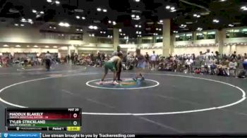 145 lbs Round 9 (10 Team) - Tyler Strickland, South Johnston vs Maddux Blakely, Dakota Wrestling Nation