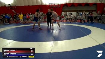 195 lbs 1st Place Match - Ryder Depies, WI vs Espyn Sweers, WI