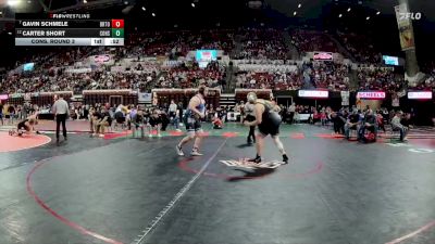 Cons. Round 3 - Gavin Schmele, Broadwater (Townsend) vs Carter Short, Columbus High School