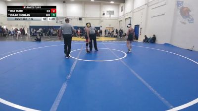 117 lbs Cons. Round 2 - Isaac Nicolas, Woodlake vs Ray Mani, Berkeley