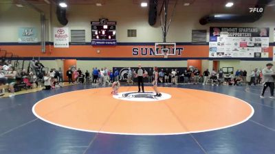 114 lbs Semifinal - Melissa Clark, Bon Lin Middle School vs Sadie Swisher, Ocoee Middle School