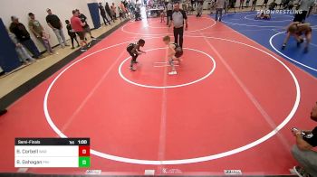 64 lbs Semifinal - Braxton Corbell, Warner Eagles Youth Wrestling vs Bj Gahagan, Pin-King All Stars