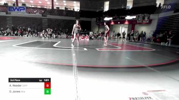 105 lbs 3rd Place - Annie Reeder, Coppell High School Girls vs Destiny Jones, Skiatook