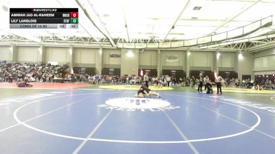 138 lbs Consi Of 16 #2 - Aminah Jad Al-Raheem, Windsor vs Lily Langlois, Stafford