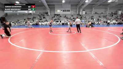 85 lbs Rr Rnd 2 - Adrian Szumowski, Mat Warriors Stars vs Blake Westervelt, Micky's Minions Blue