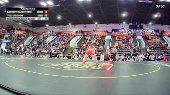 165 lbs Quarterfinals (8 Team) - Garrett Marentette, Huron HS (New Boston) vs Itiel Delgado, Linden HS