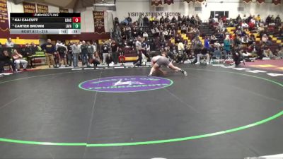 215 lbs Cons. Round 4 - Carter Brown, Lafayette vs Kai Calcutt, Loyola Academy