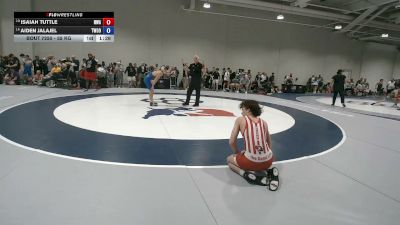 55 kg Champ. Rd Of 32 - Isaiah Tuttle, Nebraska Wrestling Academy vs Aiden Jalajel, Threestyle Wrestling Of Oklahoma