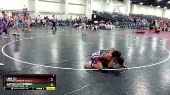 150 lbs Semis & Wb (16 Team) - Xavier Carpentier, Team Michigan Blue vs Luis Co, Nebraska Heroes (B Team)