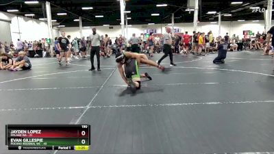 190 lbs Finals (2 Team) - Evan Gillespie, Pocono Regional WC vs Jayden Lopez, Myland WA