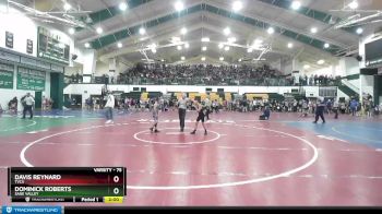 75 lbs Champ. Round 2 - Dominick Roberts, Sage Valley vs Davis Reynard, TVCS