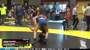 108 lbs Semifinal - Javian Palomino, Snake Pit vs Eliazar Valdez, Central Catholic