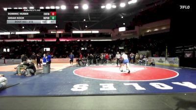 215 lbs Cons. Round 2 - Judah Koch, Rogers (Puyallup) vs Dominic Huber, Everett