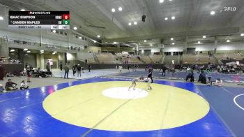 80 lbs Cons. Semi - Camden Maples, Grindhouse Wrestling vs Isaac Simpson, Big Red Wrestling Club