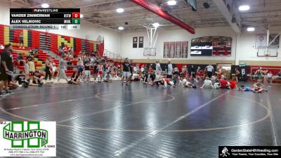 Youth-80 lbs Consolation Round 1 - Alex Veljkovic, Morris Hills vs Vander Zimmerman, Ocean Twp