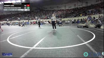 40 lbs Round Of 16 - Kyson Miller, Wagoner Takedown Club vs Koen Goodin, Cowboy Wrestling Club