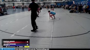 145 lbs Cons. Round 4 - Maryam Ndiaye, Augustana (IL) vs Nevaeh Leonard, Southeast CC