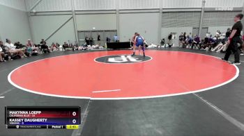 135 lbs Round 3 (6 Team) - Makynna Loepp, California Blue vs Kassey Daugherty, Virginia