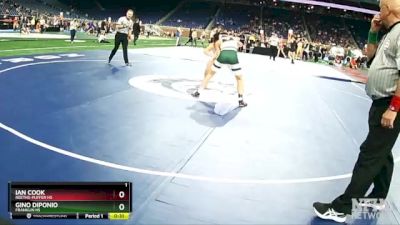D1-132 lbs Cons. Round 3 - Ian Cook, Reeths-Puffer HS vs Gino DiPonio, Franklin HS