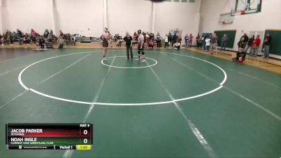 195 lbs Quarterfinal - Jacob Parker, Wyoming vs Noah Ingle, Cowboy Kids Wrestling Club