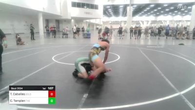 156 lbs Round Of 16 - Thales Caballes, Golden Backs Wrestling vs Cyrus Tamplen, The 300