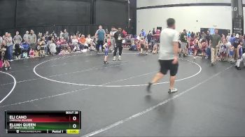 41 lbs Quarterfinal - Elijah Queen, JET Wrestling Club vs Eli Cano, Carolina Reapers