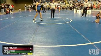 155 lbs Cons. Round 1 - Aspen Humes, Jamestown vs Kolbi McElwain, Dickinson