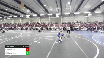 58 lbs Consi Of 8 #2 - Lucas Barnes, Hammer House Mafia vs Kason Murray, Bloomfield Youth Wrestling