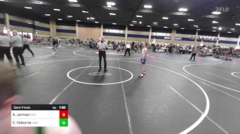 116 lbs Semifinal - Adden Jarman, Mat Monsters vs Chaetton Osborne, King Wrestling