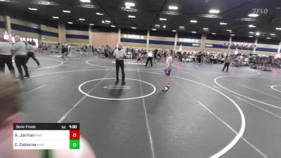 116 lbs Semifinal - Adden Jarman, Mat Monsters vs Chaetton Osborne, King Wrestling