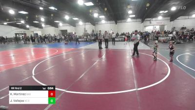 37 lbs Rr Rnd 2 - Kataleya Martinez, Bad Cat Wrestling Club vs Jericho Vallejos, VC Outlaws