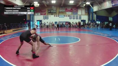 120 lbs Champ. Round 2 - Martin Lozano, Chino Hills vs Peralta Matthew, Katella