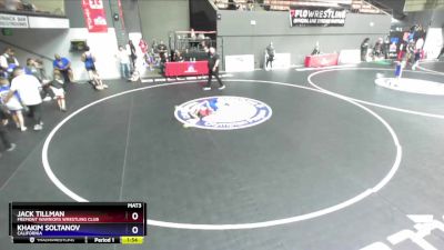 59 lbs Cons. Round 2 - Jack Tillman, Fremont Warriors Wrestling Club vs Khakim Soltanov, California