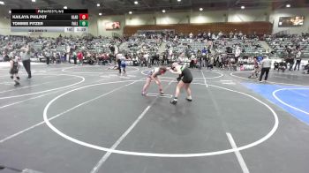 130 lbs Rr Rnd 3 - Kailaya Philpot, Gladiator WC vs Tommie Fitzer, Fallon Country Boyz