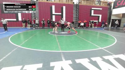 285 lbs Consi Of 8 #1 - Braiden Bagloe, Northbridge vs Nerivaldo DaTrindade, Greater Lawrence