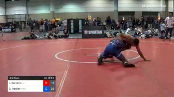 182 lbs 3rd Place - Lais Cardero, Team New York vs Dj Parker, CFWA Blue