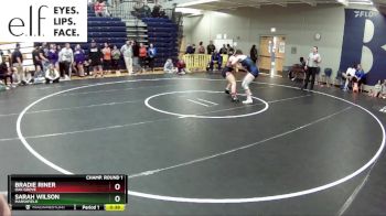 145 lbs. Cons. Round 4 - Bradie Riner, Oak Grove vs Sarah Wilson, Marshfield