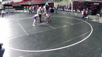 75 lbs Semifinal - Reid Junck, Randolph vs Sam Desmond, Blair Wrestling Club