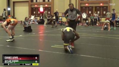 150 lbs Finals (8 Team) - CHANEY LEWIS, Elite Wrestling Black vs Skyler Snider, Revival Gray