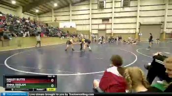 190 lbs Cons. Round 5 - Emma Haslam, Mountain View vs Hailey Butts, Juab