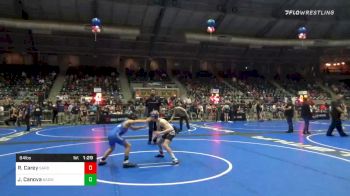 84 lbs Quarterfinal - Roen Carey, Sarbacker Wrestling Academy vs Joey Canova, Badwc