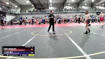 87 lbs Quarterfinal - Max Lindquist, Collum Trained School Of Wrestling vs Tyler Bell, Greater Heights Wrestling