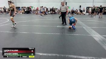 120 lbs Round 3 (8 Team) - Justin D`Allesio, GPS vs Anthony Barra, Steller Trained Black Sun