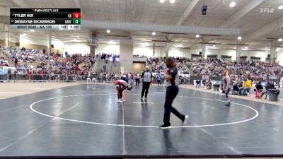 AA 138 lbs Champ. Round 1 - Dewayne Dickerson, Bartlett High School vs Tyler Hix, Cookeville High School